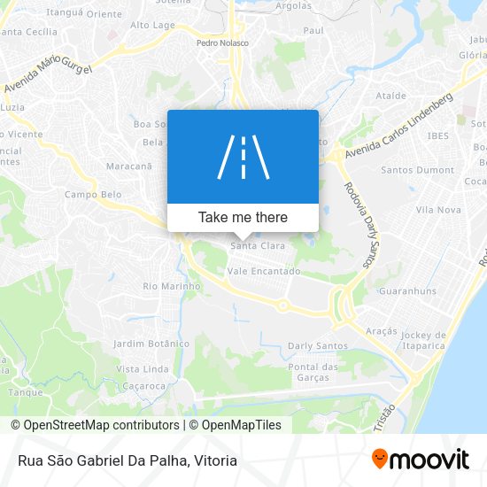 Rua São Gabriel Da Palha map