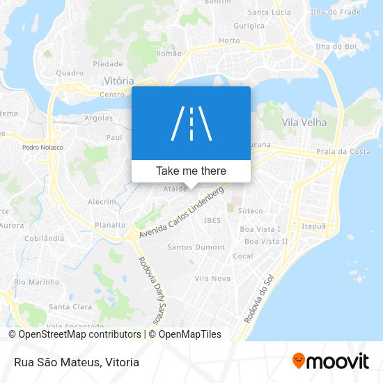 Rua São Mateus map