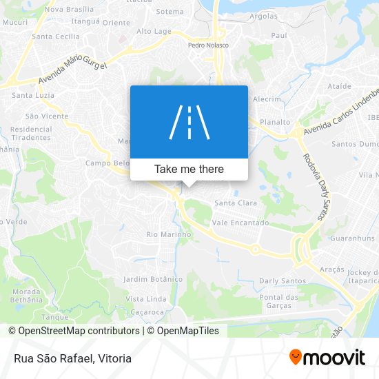Rua São Rafael map