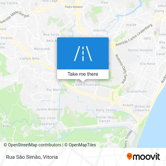 Rua São Simão map