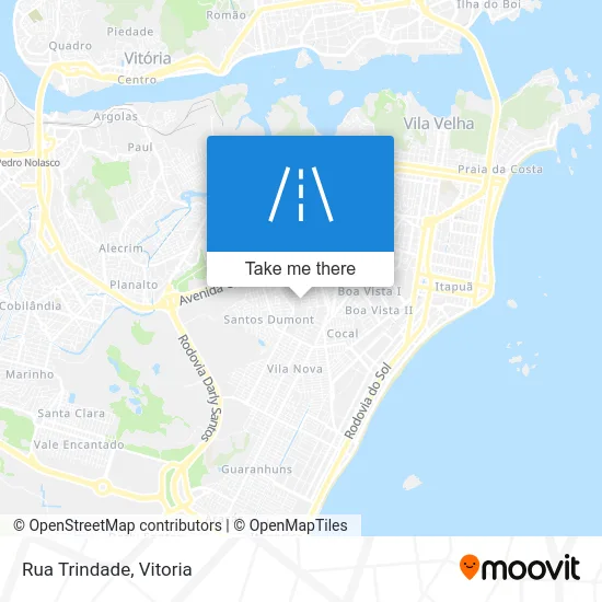 Rua Trindade map