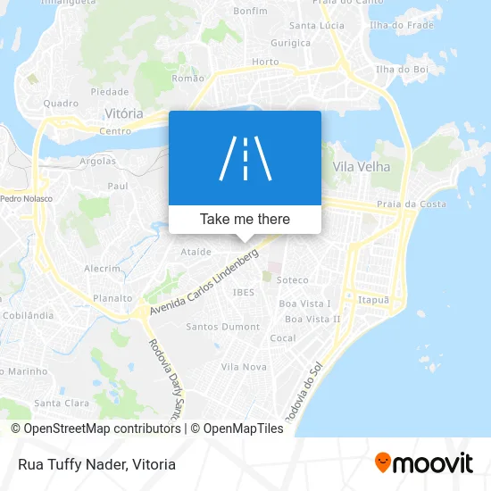Rua Tuffy Nader map