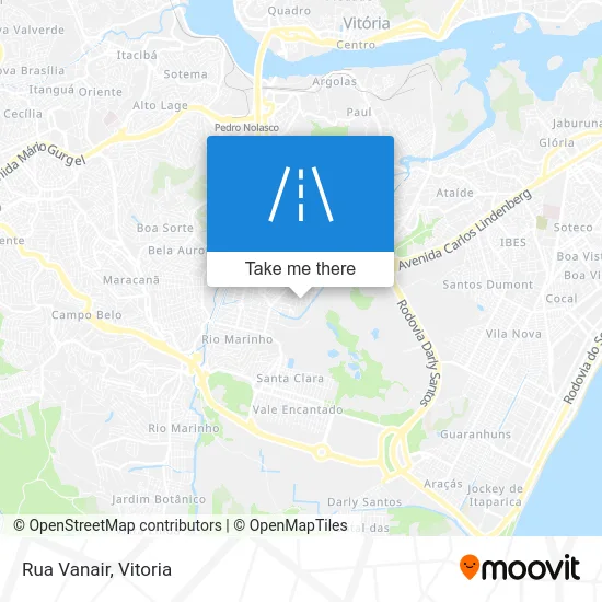 Rua Vanair map