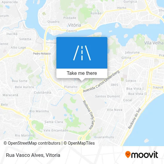 Rua Vasco Alves map