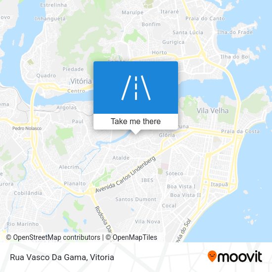 Rua Vasco Da Gama map