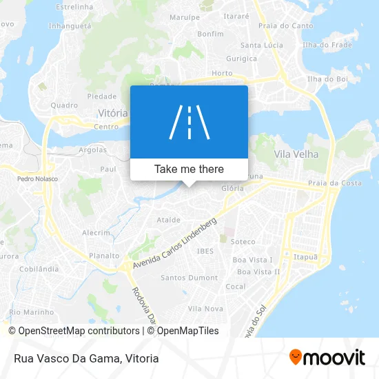 Rua Vasco Da Gama map