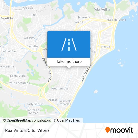 Rua Vinte E Oito map