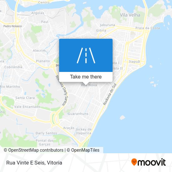 Rua Vinte E Seis map