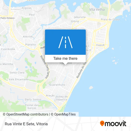 Rua Vinte E Sete map