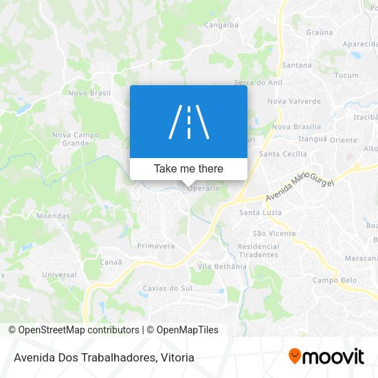Avenida Dos Trabalhadores map