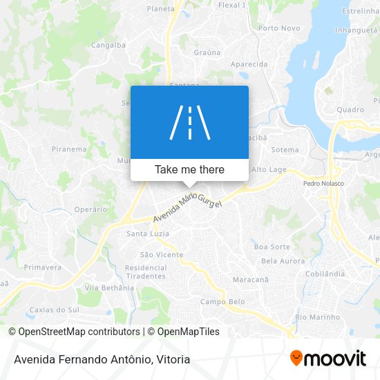 Avenida Fernando Antônio map