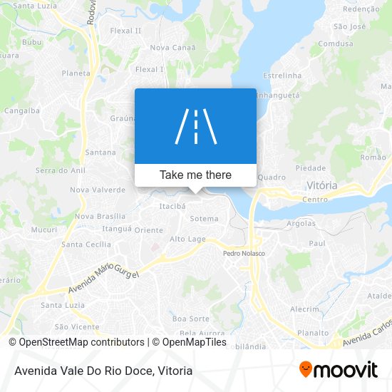 Avenida Vale Do Rio Doce map