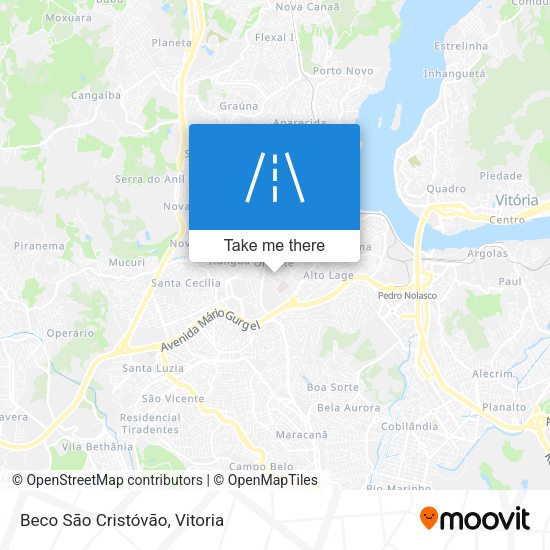 Beco São Cristóvão map