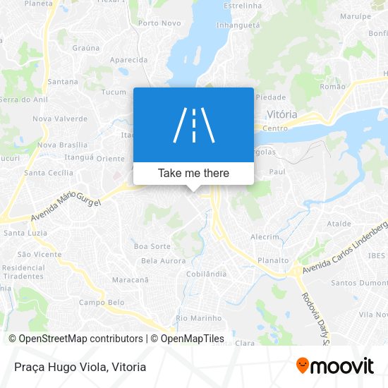 Praça Hugo Viola map