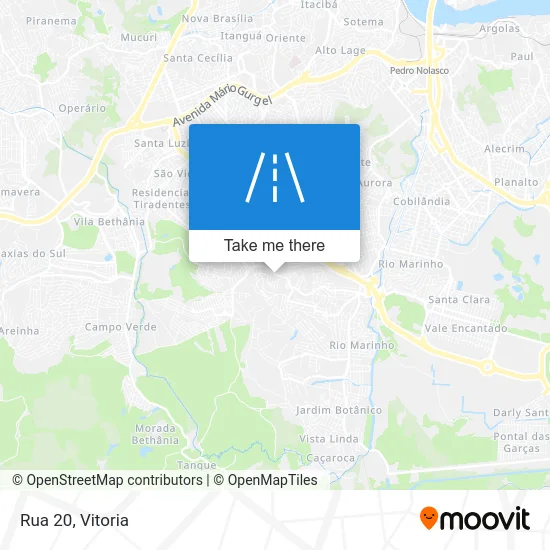 Rua 20 map