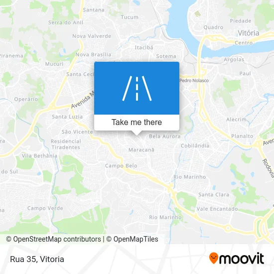 Rua 35 map