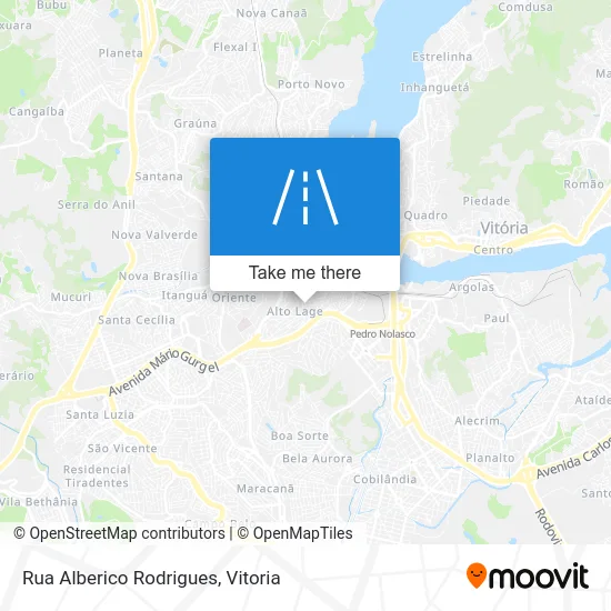 Rua Alberico Rodrigues map