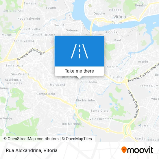 Rua Alexandrina map