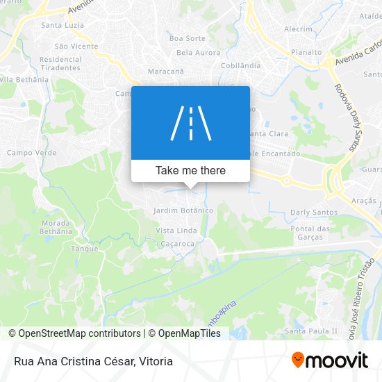 Rua Ana Cristina César map