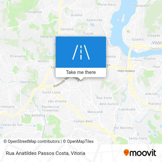 Rua Anatildes Passos Costa map