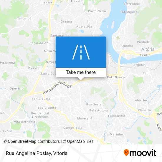 Rua Angelina Poslay map