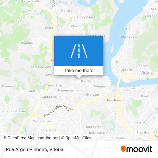 Rua Argeu Pinheiro map