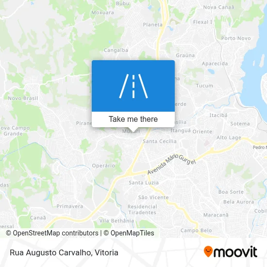 Rua Augusto Carvalho map