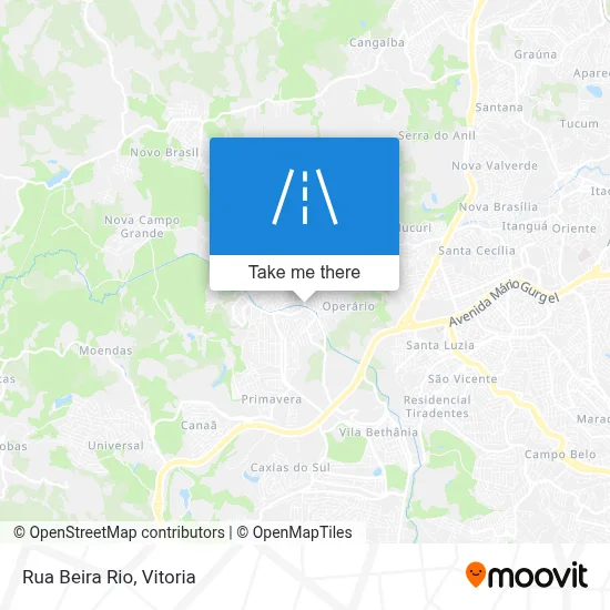 Rua Beira Rio map