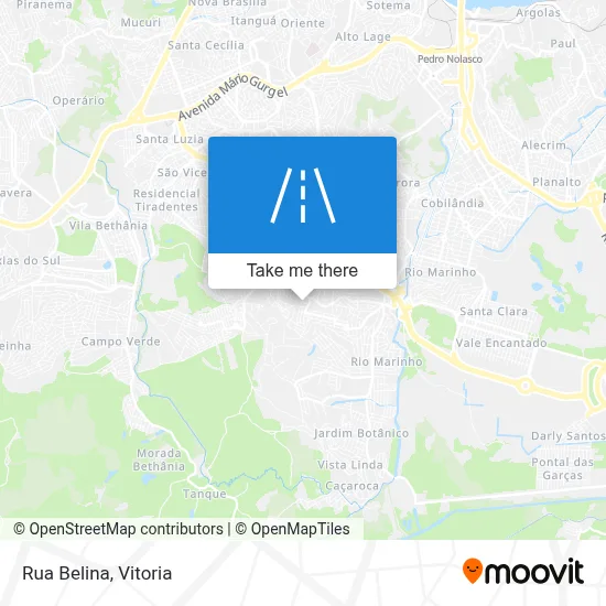Rua Belina map