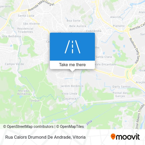 Rua Calors Drumond De Andrade map
