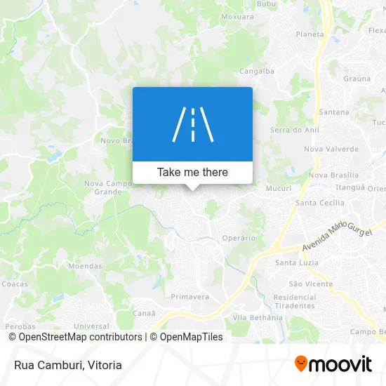 Rua Camburi map