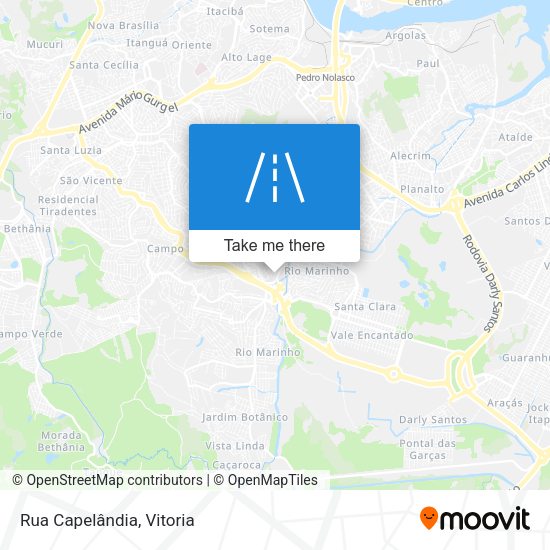 Rua Capelândia map