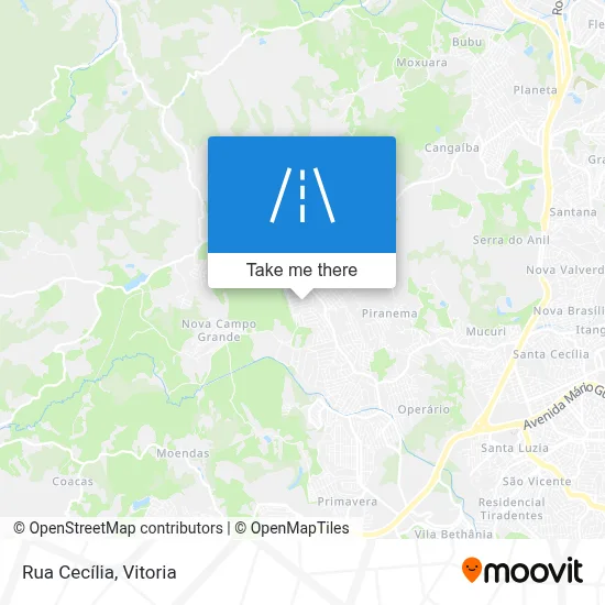 Rua Cecília map