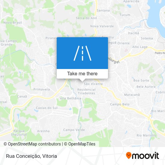 Rua Conceição map