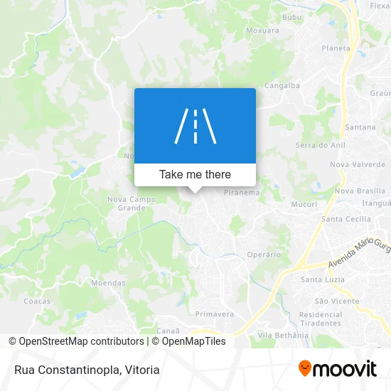 Rua Constantinopla map