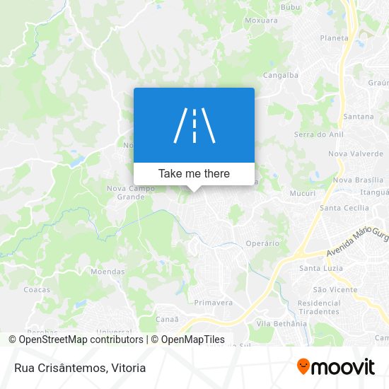 Rua Crisântemos map