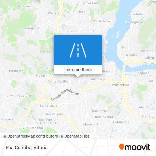 Rua Curitiba map