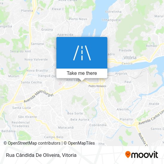 Rua Cândida De Oliveira map