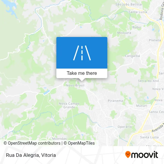 Rua Da Alegria map