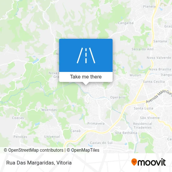 Rua Das Margaridas map