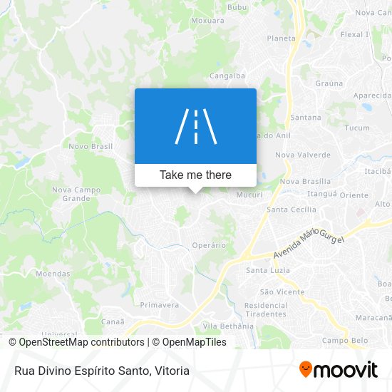 Rua Divino Espírito Santo map
