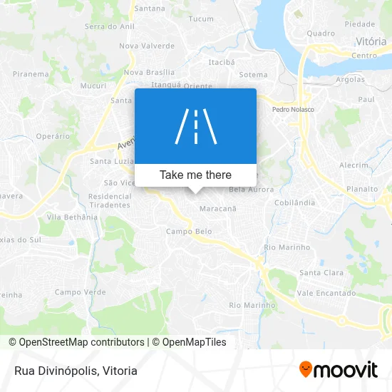 Rua Divinópolis map