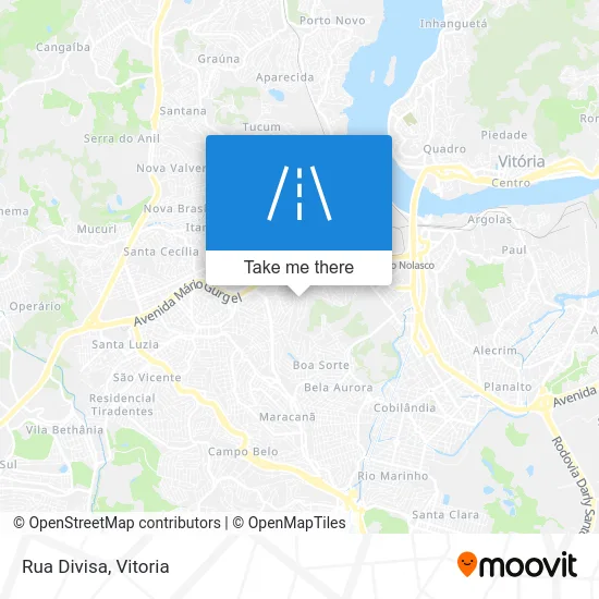 Rua Divisa map