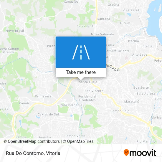 Rua Do Contorno map