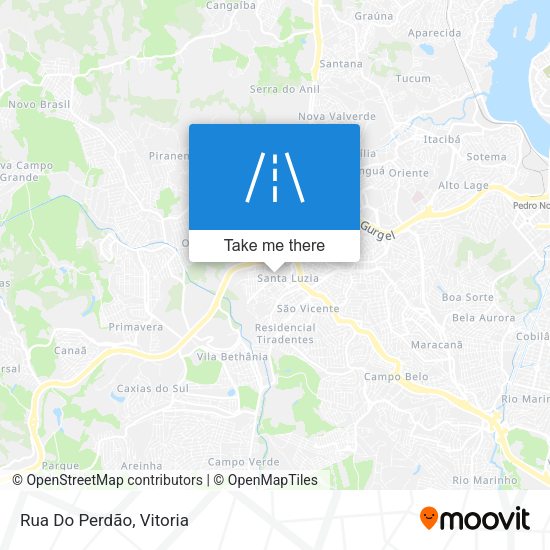 Rua Do Perdão map