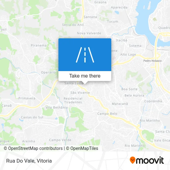 Rua Do Vale map