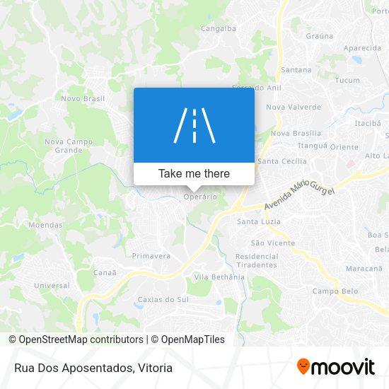 Rua Dos Aposentados map