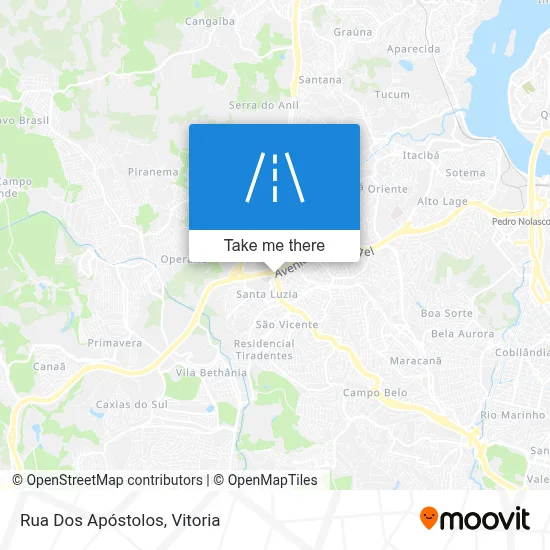 Rua Dos Apóstolos map