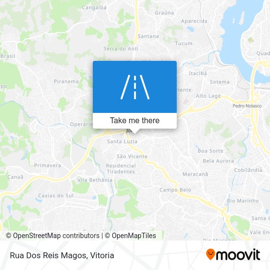 Rua Dos Reis Magos map