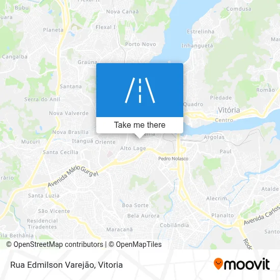 Rua Edmilson Varejão map